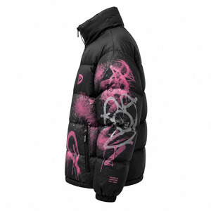 Men’s Oversized Puffer Jacket Streetwear Warm <b>Quilted</b> Bubble Coat Private Label Manufacturer - Product Image 2