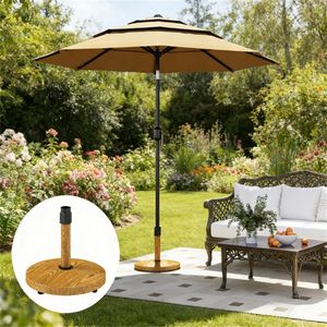 Supporto e Base per Ombrellone da Esterno per Patio e Terrazzo (Solo Base) - Product Image 1