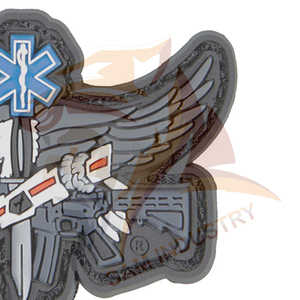 Customized Logo 3D Embossed Eco-Friendly PVC Rubber Patches OEM Personalized <b>Design</b> Pvc Patches For Sale - Product Image 4