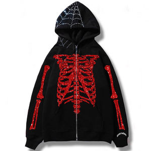 Sweat à capuche d'hiver pour homme en polyester/coton polaire, coupe classique, poche avant, séchage rapide, respirant, logo personnalisable sur le devant - Product Image 3