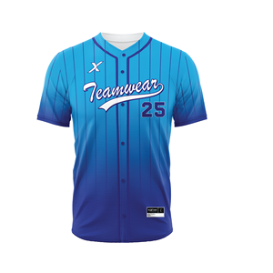 Camiseta de Béisbol Unisex Estampada con Patrón 3D, Elástica en Cuatro Direcciones, Transpirable, Absorbente de Sudor, de Secado Rápido, Sin Costuras, de Spandex/Poliéster, Corta - Product Image 1