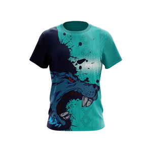Custom Sublimation Print Men Fitness Breathable Quick-drying T-shirt 100% Polyester T Shirt Men T Shirt - Product Image 1