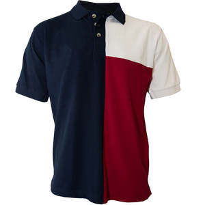 Camisa Polo Casual de Negocios para Hombre, Algodón, Corte Entallado, Cómoda, Lista para la Oficina - Product Image 1