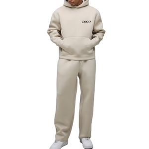 ชุดวอร์มแบบสวมสำหรับผู้ชาย พร้อมออกแบบโลโก้ได้ตามต้องการ มีกระเป๋าข้าง ดีไซน์ผ้าระบายอากาศ กางเกงขายาวทรงกว้าง - Product Image 1