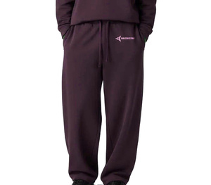 DAIZEN STAR Men's Gray 100% Cotton Sweatpants Elastic Waist Drawstring Casual Joggers Side Pockets Midweight Autumn Wear Washed - Product Image 3