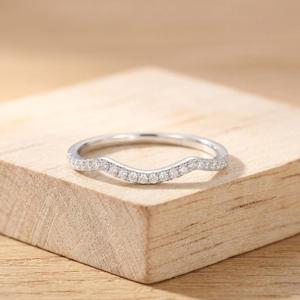 Bague de fiançailles en or massif 10K 14K 18K avec diamant de laboratoire rond de 0,20 ct certifié IGI, couleur E, clarté VVS - Product Image 1