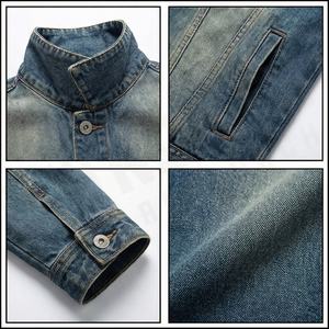 Chaqueta vaquera en blanco de algodón de alta calidad para hombre 2025 para hombre, cremallera completa personalizada, lona de estilo informal única para ropa de invierno - Product Image 4