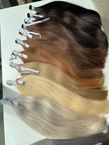 ราคาโรงงาน ผมต่อเวียดนามแท้ เนื้อธรรมชาติ แบบเป็นมัด คุณภาพสูง จัดเรียงเกล็ดผม 55 ซม. ซุปเปอร์ดับเบิ้ลดรอน - Product Image 6