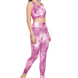Conjunto de Yoga Moderno para Mujer, de 2 Piezas, Cintura Alta, Material Ligero, Transpirable y Elástico, de Secado Rápido, Ideal para Uso Diario - Product Image 4
