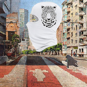 Pasamontañas de poliéster 100% personalizado al por mayor, diseño de una abertura, para deportes al aire libre, cubre todo el rostro, modelo 2026, con imagen impresa. - Product Image 3