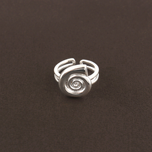 Elegant Modern Spiral Adjustable Minimalist 18k Silver Plated <b>Statement</b> <b>Ring</b> Trendy Best Design Women's Luxury Accessories Gift - Product Image 1