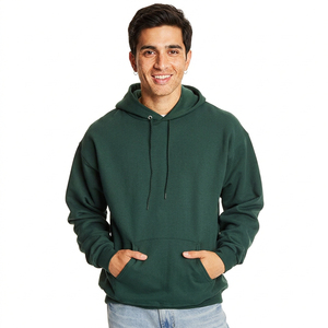 Factory Price Custom Logo Embroidered <b>Lined</b> Plus Size Men's <b>Sherpa</b> Fleece Pullover Hoodie Unique Style - Product Image 5