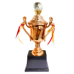 Nouvelle arrivée plaqué or trophée coupe prix pour enfants adultes compétitions sportives et tournois pour les faveurs de fêtes pour les «gagnants» - Product Image 1