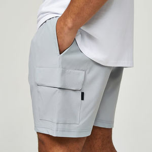 Servicio OEM al por Mayor, Conjunto de Camiseta y Pantalones Cortos Transpirables de Verano para Hombre, Tallas Grandes, Poliéster/Algodón, Estilo Urbano - Product Image 6