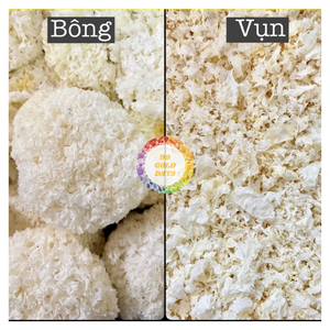 Vente en gros de Tremella (Champignon des neiges) séché de qualité supérieure, blanc, brisé, sans soufre, 100% champignon, moelleux et glutineux en vrac - CARYLN - Product Image 1