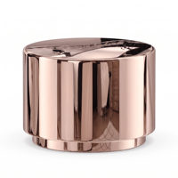 Capsules de parfum de luxe en métal Zamac, usinées CNC, en acier inoxydable nickelé noir, usinage par électroérosion à fil, usinage laser, brochage pour