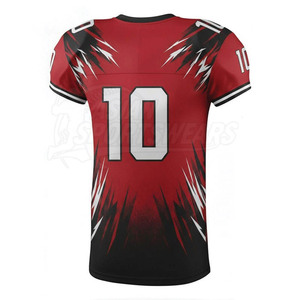 OEM ODM Service Breathable High Quality American Football Uniform Premium 100% Polyester Fabric <b>Athletic</b> Jersey Reasonable Price - Product Image 5