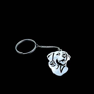 พวงกุญแจรูปสุนัขลาบราดอร์เงินแท้ 925 - Product Image 1