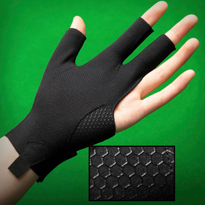 Adjustable 3 Finger Snooker <b>Gloves</b> Available At Reasonable Price Breathable Lightweight Cotton Spandex 3 Finger <b>Gloves</b> - Product Image 4