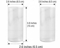 Vasos de Vidrio Ultrafinos para Hoteles, Restaurantes y Programas de Bebidas de Alto Volumen, para Servicios de Hostelería de Primera Clase