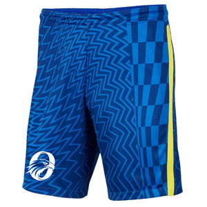Pantalones Cortos de Fútbol Sublimados Azules para Hombre, Pantalones Cortos de Entrenamiento de Fútbol de Poliéster, Ropa Deportiva con Estampado Digital, Uniforme Deportivo para Partidos - Product Image 1