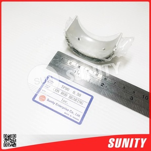 SUNITY Excellente Qualité Surdimensionné 0.50 Con Rod Roulement TF90 pour Yanmar TF90 Pelle Taiwan Pièce De Rechange Machines Moteur Partie - Product Image 2