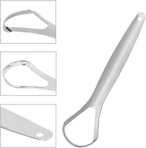 Raspador de Lengua de Acero Inoxidable en Forma de U, Hecho a Medida, con Mango Antideslizante de Dientes Redondos y Diseño de Arco Circular para una Comodidad Óptima al Raspar - Product Image 3