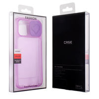 Boîte d'emballage en PVC avec logo personnalisé pour étui de téléphone iPhone et Samsung, emballage de vente au détail