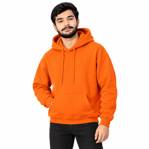 Hoodies personnalisés pour hommes, coupe ample, logo brodé, marque de vêtements indépendante, hoodies sur mesure. - Product Image 2