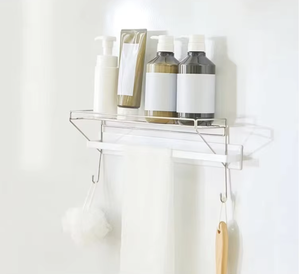 Estante Metálico de Pared para Fregadero, Estante de Almacenamiento para Cocina, Diseño Minimalista, Multifuncional, Profundidad de 8-11.9 Pulgadas - Product Image 3