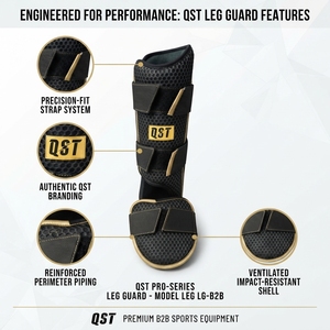 Custom Baseball Protective Gear Set Shin Foot Leg Guard Adjustable Padded Sports Equipment baseball protective leg guard - Product Image 2