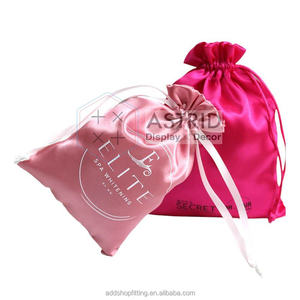 กระเป๋าต่อผมสำหรับร้านทำผมวิกแบบผูกเชือกผ้าซาตินโลโก้ขนาดออกแบบได้ตามต้องการ - Product Image 3