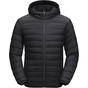 Veste matelassée chaude avec capuche intégrée et fermeture éclair intégrale pour femmes, idéale pour l'hiver - Product Image 1