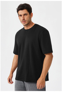 Camiseta Casual para Hombre, 100% Algodón, Transpirable, con Patrón Geométrico, Manga Corta, de la Mejor Calidad, a la Moda, Venta al Por Mayor - Product Image 2