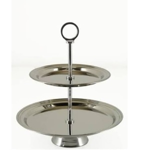Engagement Party Decoration Usage Excellent Quality Cake Stand Aluminium Metal Enamel Cake Stand Fruit Cake Serving Stand - Product Image 3