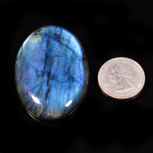 Piedra preciosa de labradorita azul Natural 100% para hacer joyas, cabujones de labradorita azul, labradorita a granel, joyería hecha a mano - Product Image 1