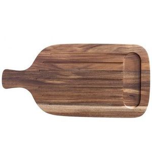 Planche à découper rectangulaire en bois d'acacia épaisse, robuste, de qualité alimentaire, antidérapante, écologique, antibactérienne, passe au lave-vaisselle - Product Image 4