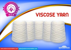 Hilo de viscosa 100% más vendido 20s/1 de la India para tejer y tejer materiales de alta calidad del fabricante indio - Product Image 2