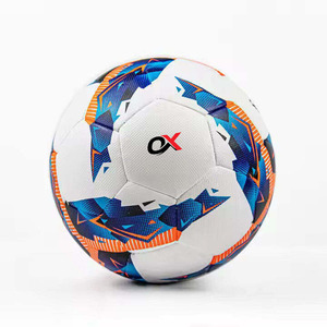 Ballon de football officiel personnalisé Oxva Industries, taille 5, en cuir PU, thermocollé, cousu à la machine, léger, haute qualité - Product Image 3