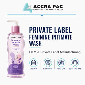 Nettoyant intime féminin à marque privée, pH équilibré, soin quotidien, liquide en pompe, fabrication OEM - Product Image 1