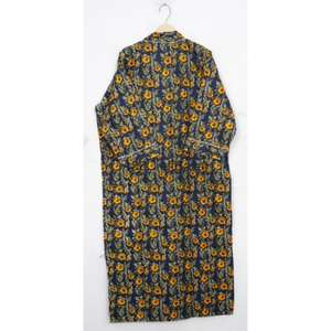 Bata Kimono de Satén 100% Algodón, Romántica, Sexy y Transpirable, con Estampado Floral para Mujer, Ropa de Dormir de Primavera/Verano, Ropa de Playa - Product Image 6