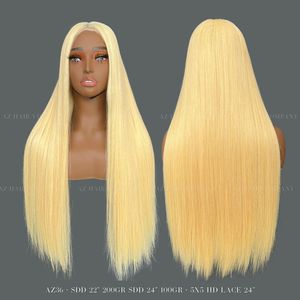 วิกผมลูกไม้ด้านหน้า100มนุษย์เวียดนามวิกผมสีบลอนด์วิกผมลูกไม้ด้านหน้า - Product Image 5