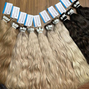 Pelo a granel ondulado natural de color moderno, el mejor producto, extensión de pelo crudo 100%, pelo muy grueso de fábrica confiable - Product Image 2