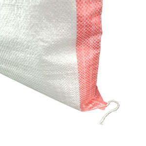 Sac tissé en PP à bouche ouverte avec laminage et coutures au fond, construction plate pour surface brillante, emballage en vrac - Product Image 3