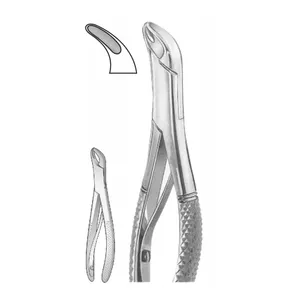 Foceps de extracción de instrumentos quirúrgicos dentales de patrón americano con raíces USPIDS centrales superiores - Product Image 1