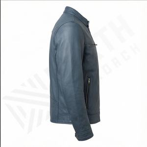 Gilet en cuir pour motard NAI-4990A, veste de moto, vêtement de protection pour la conduite, équipement de mode, couleur personnalisable - Product Image 3