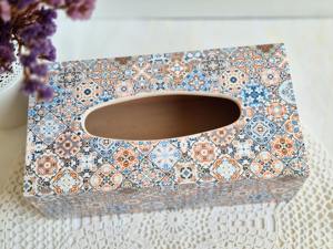 Boîte à mouchoirs en bois imprimée pour petits outils, idéale pour atelier et garage, vente en gros - Product Image 3