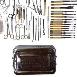 Kit d'instruments de rhinoplastie médicale manuel en acier inoxydable de haute qualité, ensemble chirurgical pour procédures courantes, entretien par Dentavex - Product Image 1