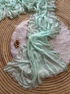 คอลเลกชันผ้าส่าหรีใหม่สุดพิเศษ ผ้าไหมอินเดียสำหรับงานแต่งงาน พร้อมงานปักมือและเสื้อส่าหรีเย็บสำเร็จ ราคาประหยัดสำหรับผู้หญิง - Product Image 4