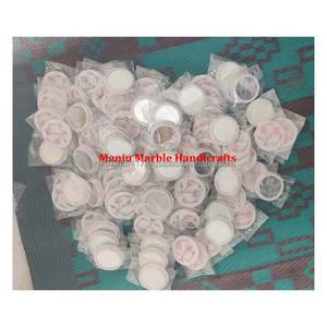 India Handmade Classic Fancy Gift Collection MOP <b>Mirror</b> With <b>Flower</b> Artisan Handmade Design Round Shape For Christmas Decor Item - Product Image 2